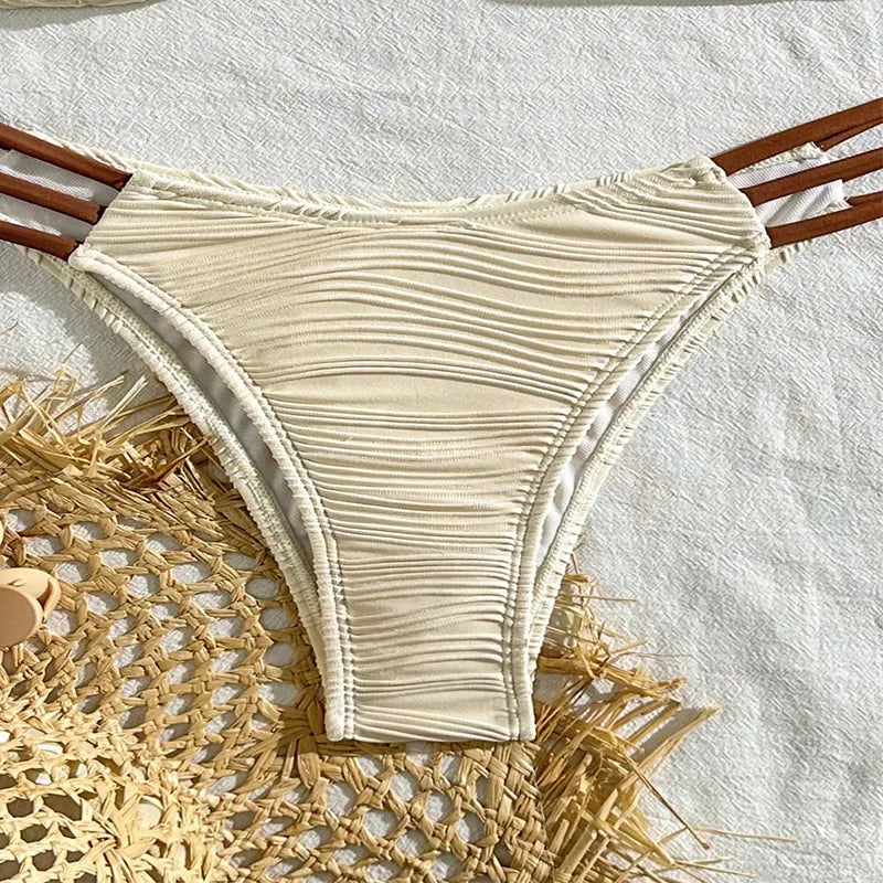 Ensemble Maillot de Bain Push-Up – Coupe Brésilienne Échancrée Idéale pour été 2026