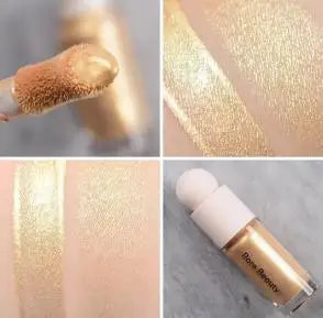 Rare Beauty Powder Blush Highlight Stick Highlighter Mirror Long-Lasting Glowing Face Makeup Set for Natural Radiant Finish