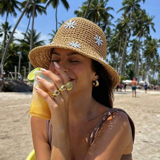 Capeline d'Été Pliable et Légère – Chapeau Anti-UV Idéal pour le Voyage et la Plage