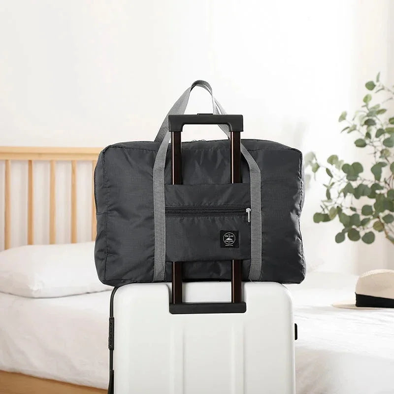 Sac de voyage pliable style "Duffel" pour avion, bagage cabine pour femmes et filles, léger, grande capacité, pour le sport, les week-ends et les voyages d'une nuit