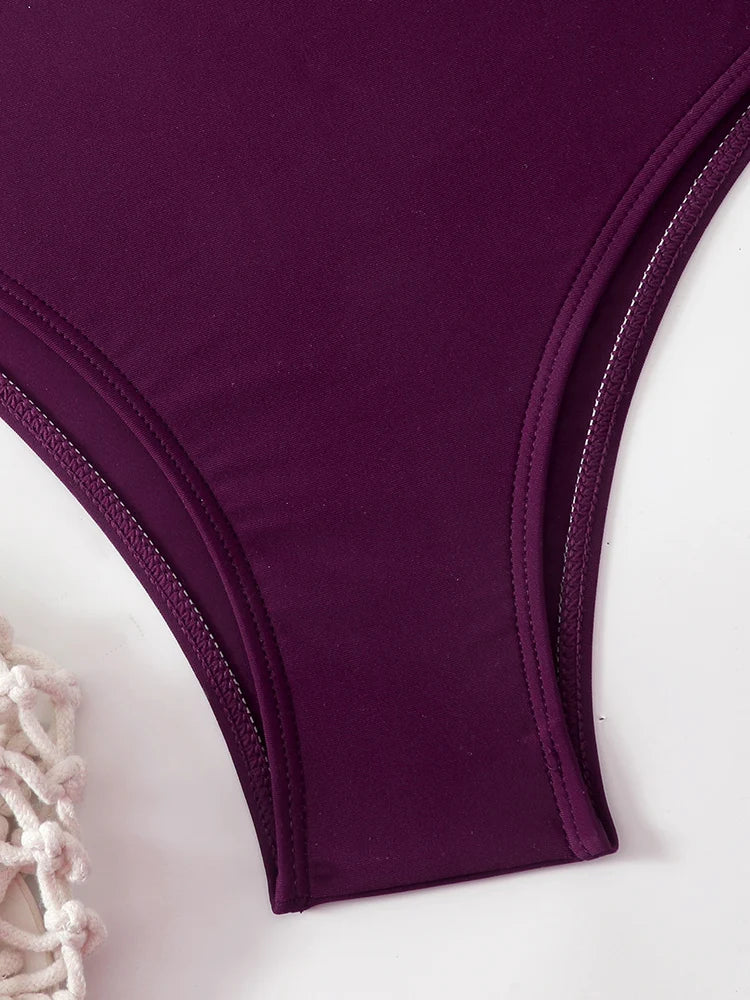 Maillot de Bain 2 Pièces Taille Haute – Bikini Bandeau Style Brésilien et Tendance 2026