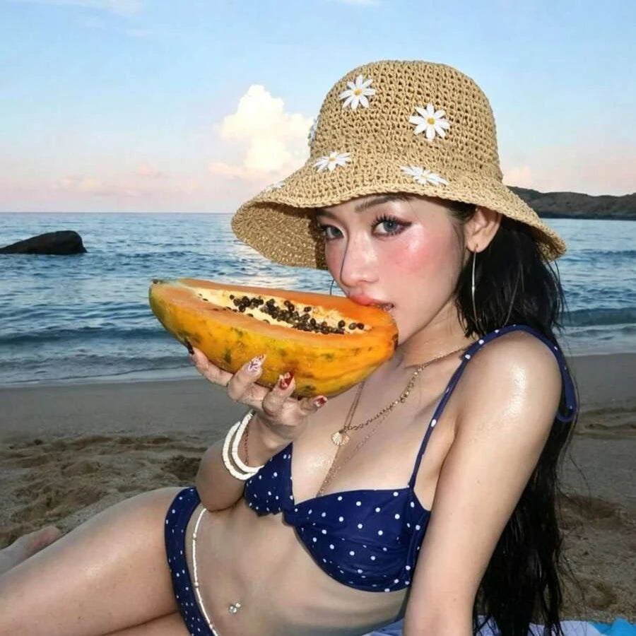 Capeline d'Été Pliable et Légère – Chapeau Anti-UV Idéal pour le Voyage et la Plage