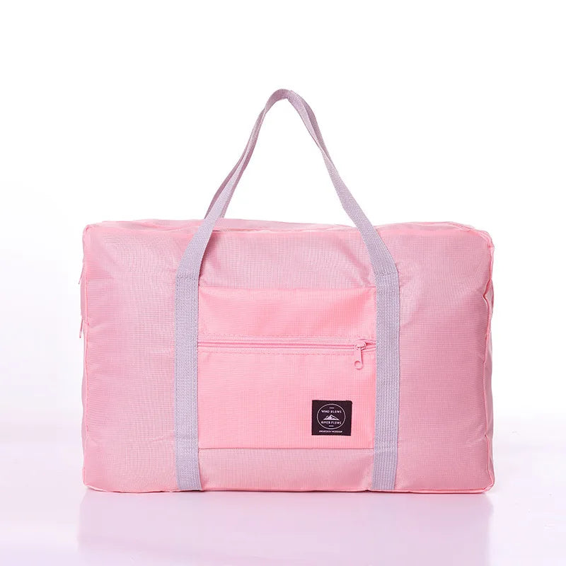 Sac de voyage pliable style "Duffel" pour avion, bagage cabine pour femmes et filles, léger, grande capacité, pour le sport, les week-ends et les voyages d'une nuit