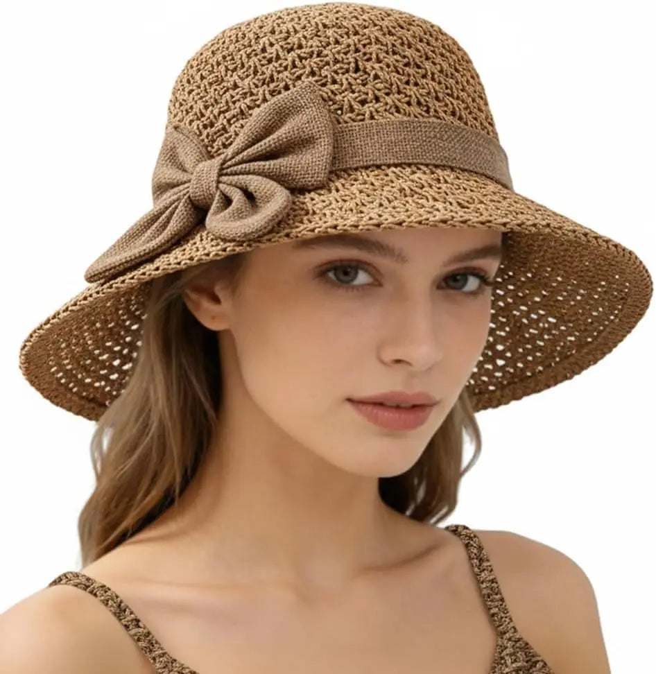 Chapeau de Soleil Léger pour Femme – Accessoire de Plage Incontournable Nouvelle Collection
