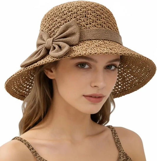 Chapeau de Soleil Léger pour Femme – Accessoire de Plage Incontournable Nouvelle Collection