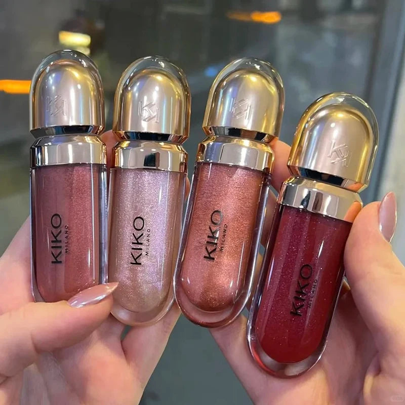 Gloss Liquide Effet Miroir 3D — Lèvres Galbées & Nourries