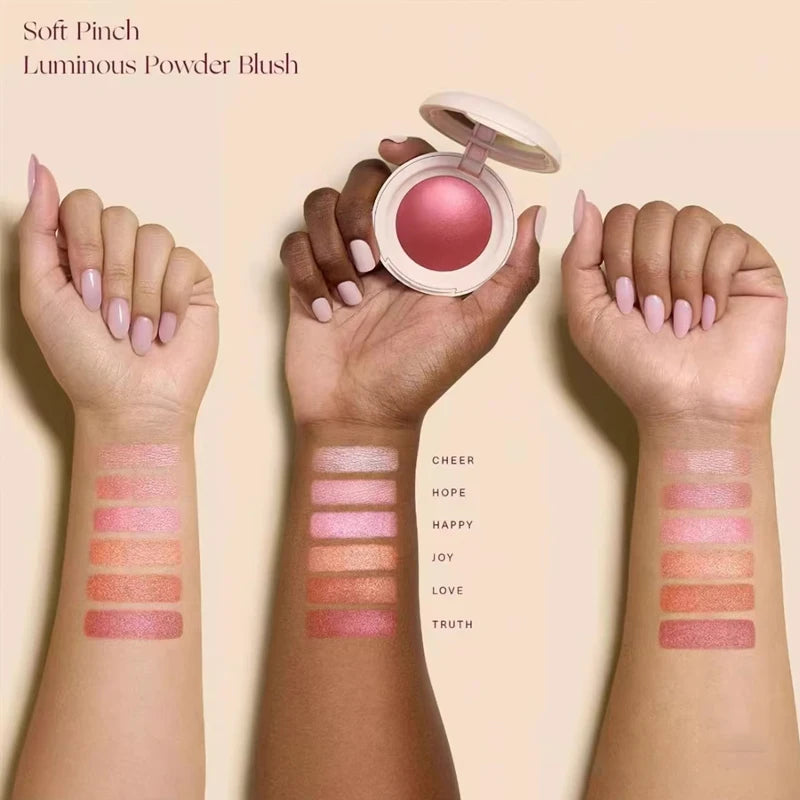 Rare Beauty Powder Blush Highlight Stick Highlighter Mirror Long-Lasting Glowing Face Makeup Set for Natural Radiant Finish