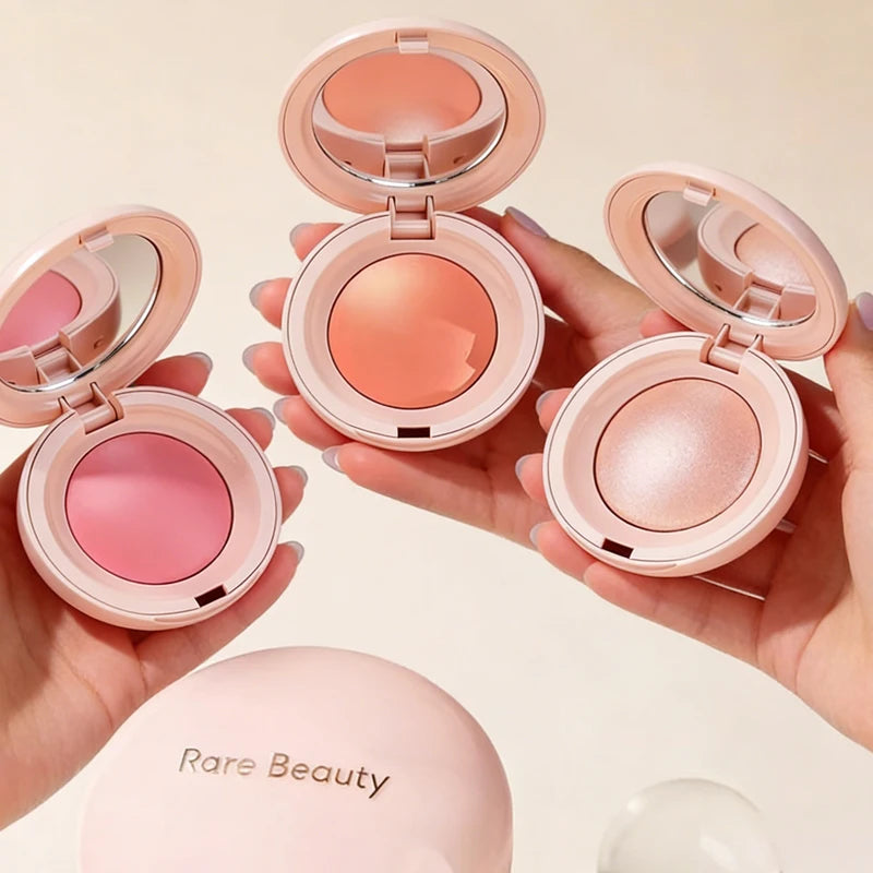 Rare Beauty Powder Blush Highlight Stick Highlighter Mirror Long-Lasting Glowing Face Makeup Set for Natural Radiant Finish