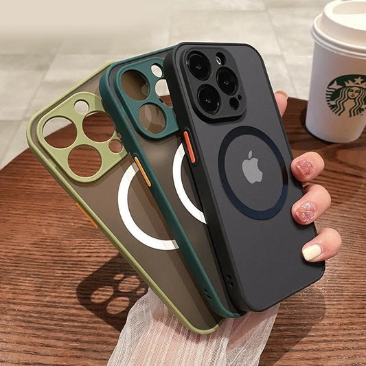 oque Minimaliste en Acrylique Haute Protection pour iPhone.
