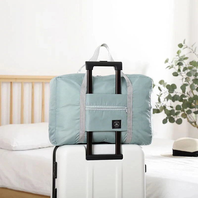Sac de voyage pliable style "Duffel" pour avion, bagage cabine pour femmes et filles, léger, grande capacité, pour le sport, les week-ends et les voyages d'une nuit